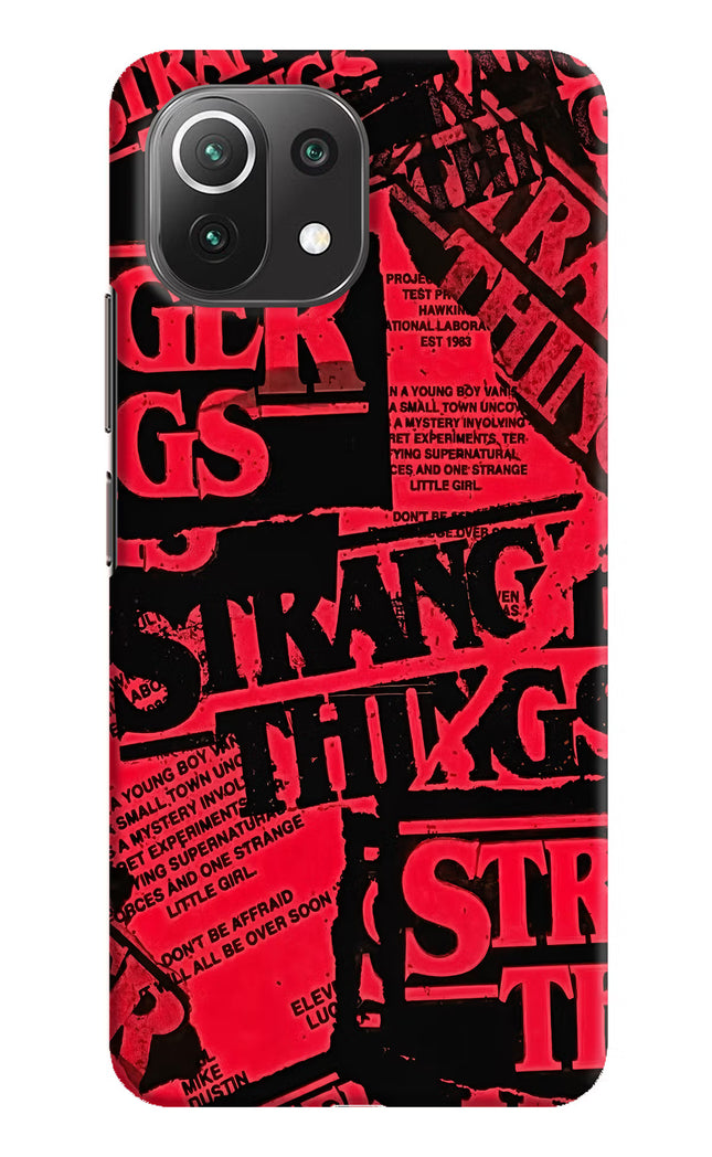 Ordinary Things Mi 11 Lite Hard Case Back Cover by Casekaro