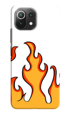 Fired Up – White Mi 11 Lite Hard Case Back Cover by Casekaro