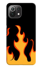 Fired Up – Black Mi 11 Lite Hard Case Back Cover by Casekaro