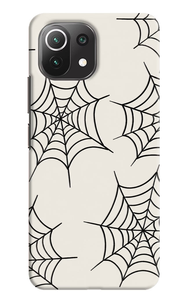Spider Web Mi 11 Lite Hard Case Back Cover by Casekaro