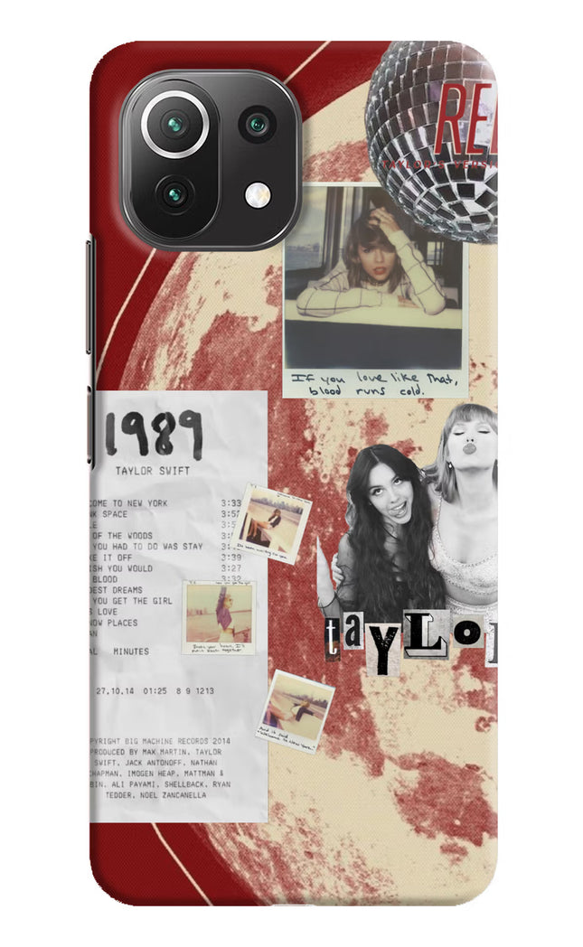 Taylor Swift Mi 11 Lite Hard Case Back Cover by Casekaro