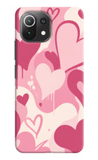 Hearty case Mi 11 Lite Hard Case Back Cover by Casekaro