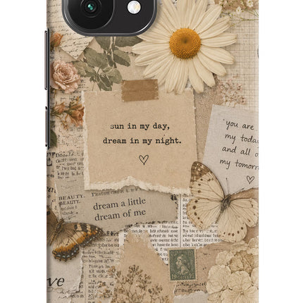 Vintage case Mi 11 Lite Hard Case Back Cover by Casekaro