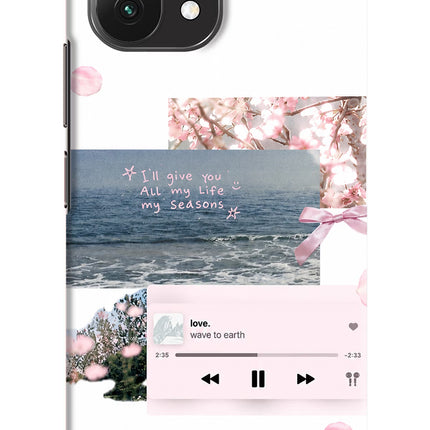Wave to earth Mi 11 Lite Hard Case Back Cover by Casekaro