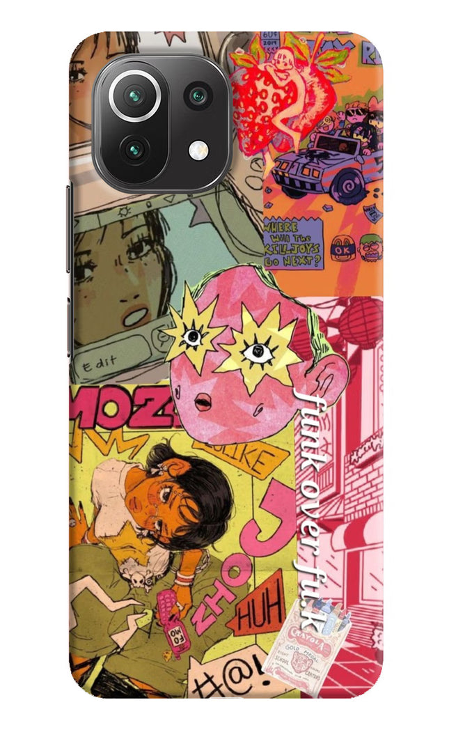 Funkover Mi 11 Lite Hard Case Back Cover by Casekaro