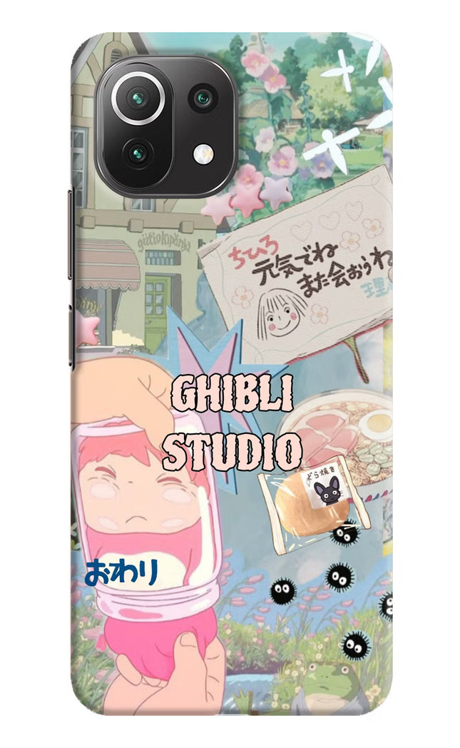 Studio Ghibli Mi 11 Lite Hard Case Back Cover by Casekaro