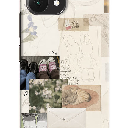 Soft Aesthetic Mi 11 Lite Hard Case Back Cover by Casekaro