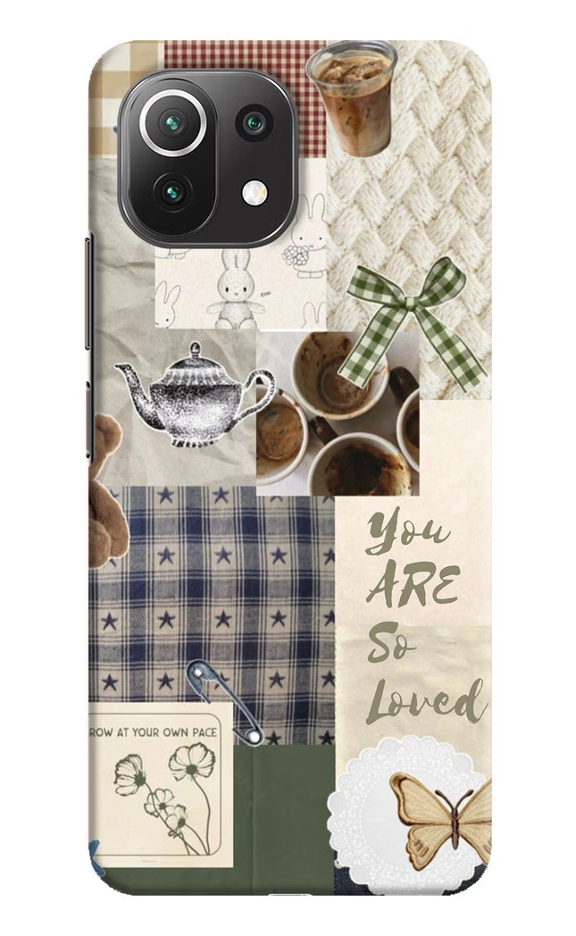 Cookie Mi 11 Lite Hard Case Back Cover by Casekaro