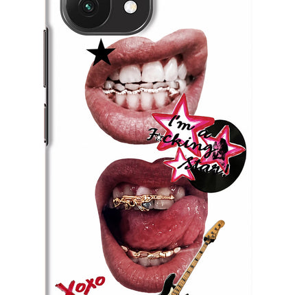 Rockstar Mi 11 Lite Hard Case Back Cover by Casekaro