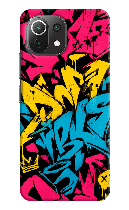 Graffiti Vibe Mi 11 Lite Hard Case Back Cover by Casekaro