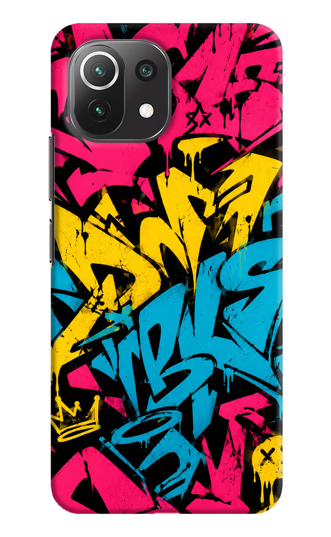 Graffiti Vibe Mi 11 Lite Hard Case Back Cover by Casekaro