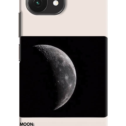 Moon Phase Mi 11 Lite Hard Case Back Cover by Casekaro
