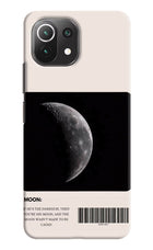 Moon Phase Mi 11 Lite Hard Case Back Cover by Casekaro