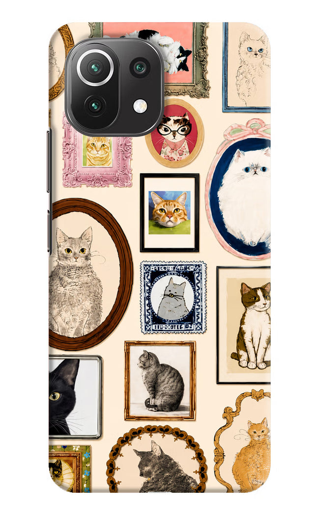Mirror Cats Mi 11 Lite Hard Case Back Cover by Casekaro