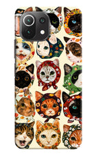 Cool Cat Mi 11 Lite Hard Case Back Cover by Casekaro