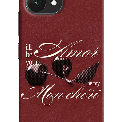 Velvet Cherry Mi 11 Lite Hard Case Back Cover by Casekaro