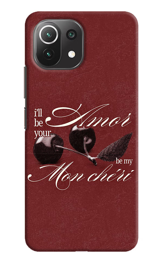 Velvet Cherry Mi 11 Lite Back Cover