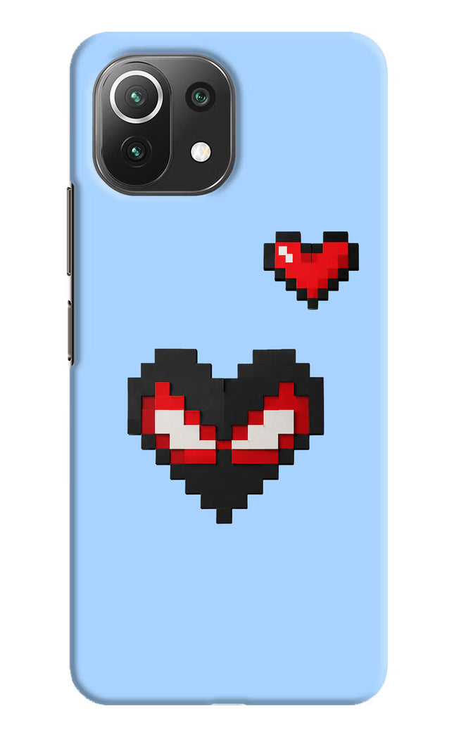 Peter Heart Mi 11 Lite Hard Case Back Cover by Casekaro