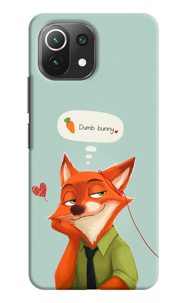 Nick Charm Mi 11 Lite Hard Case Back Cover by Casekaro