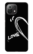 Love Line Mi 11 Lite Hard Case Back Cover by Casekaro