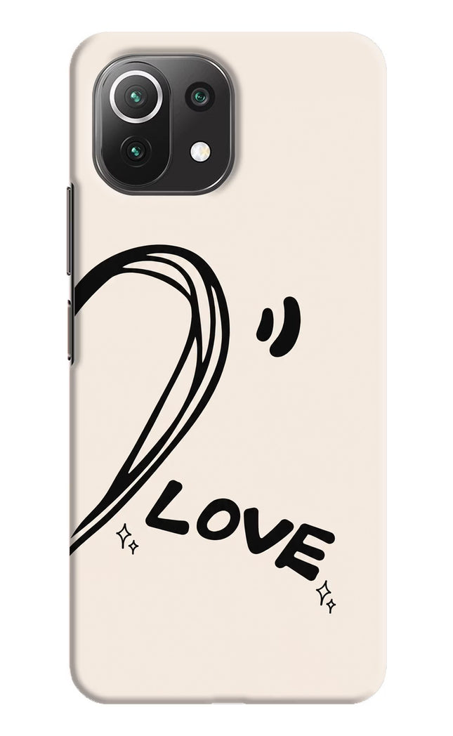 Soul Line Mi 11 Lite Hard Case Back Cover by Casekaro