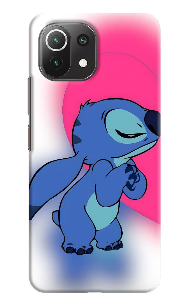 Stitch Hug Mi 11 Lite Hard Case Back Cover by Casekaro