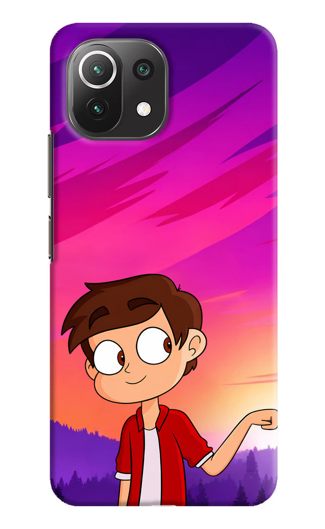 Marco Sunset Mi 11 Lite Hard Case Back Cover by Casekaro