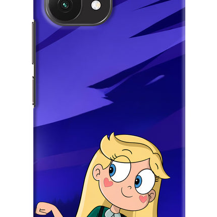 Star Glow Mi 11 Lite Hard Case Back Cover by Casekaro