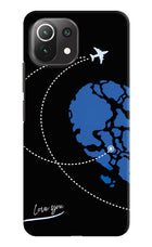 Love Orbit Mi 11 Lite Hard Case Back Cover by Casekaro