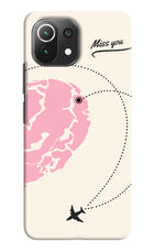 Miss Orbit Mi 11 Lite Hard Case Back Cover by Casekaro