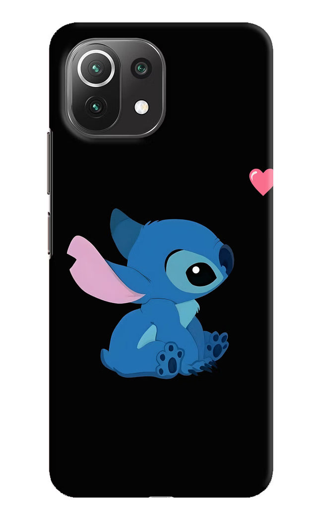 Stitch Crush Mi 11 Lite Hard Case Back Cover by Casekaro