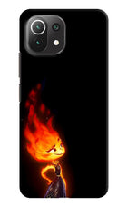Ember Flame Mi 11 Lite Hard Case Back Cover by Casekaro