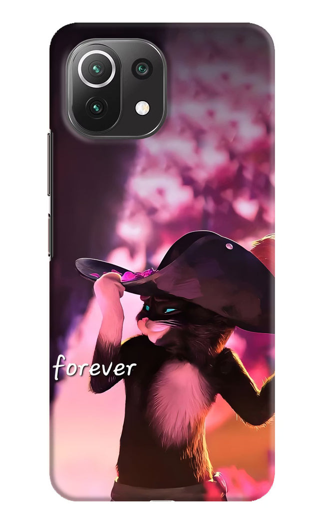 Forever Cat Mi 11 Lite Hard Case Back Cover by Casekaro