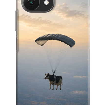 Skydiving Cow Mi 11 Lite Hard Case Back Cover by Casekaro