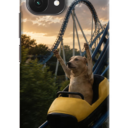 Rollercoaster Dog Mi 11 Lite Hard Case Back Cover by Casekaro