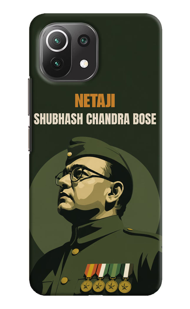 Netaji Legacy Mi 11 Lite Hard Case Back Cover by Casekaro