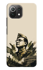 Netaji Rising Mi 11 Lite Hard Case Back Cover by Casekaro