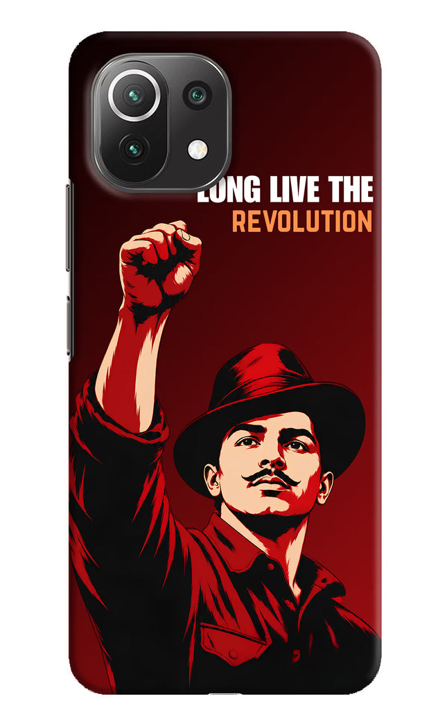 Bhagat Singh Revolution Mi 11 Lite Hard Case Back Cover by Casekaro