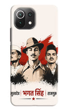 Bhagat Singh Trio Mi 11 Lite Hard Case Back Cover by Casekaro
