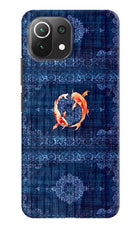 Koi Blue Mi 11 Lite Back Cover