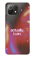 Pink Aura Mi 11 Lite Back Cover