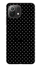 White Dots Mi 11 Lite Pop Case by Casekaro