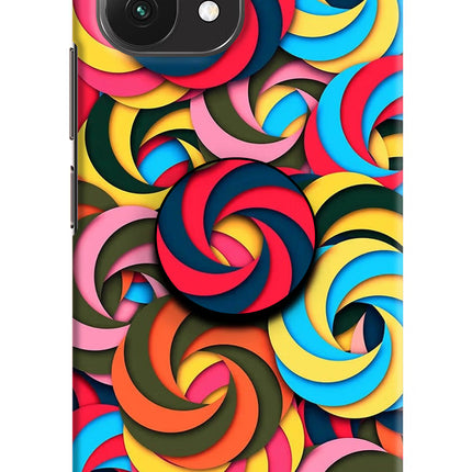 Spiral Pattern Mi 11 Lite Pop Case by Casekaro
