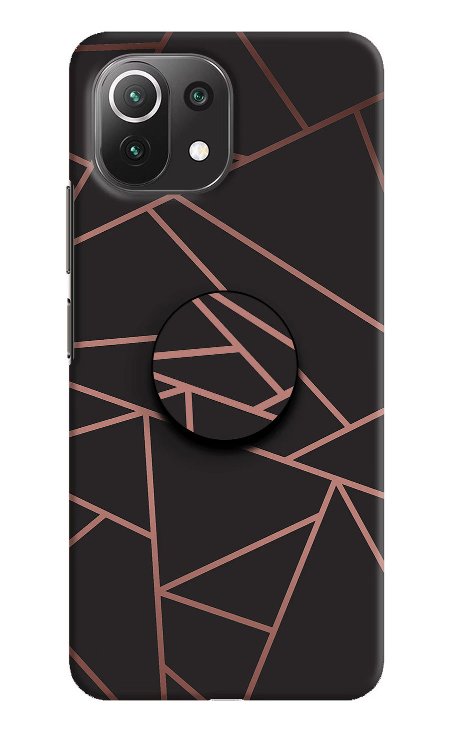 Geometric Pattern Mi 11 Lite Pop Case, Hard case