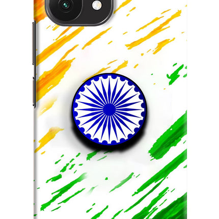 Indian Flag Ashoka Chakra Mi 11 Lite Pop Case by Casekaro