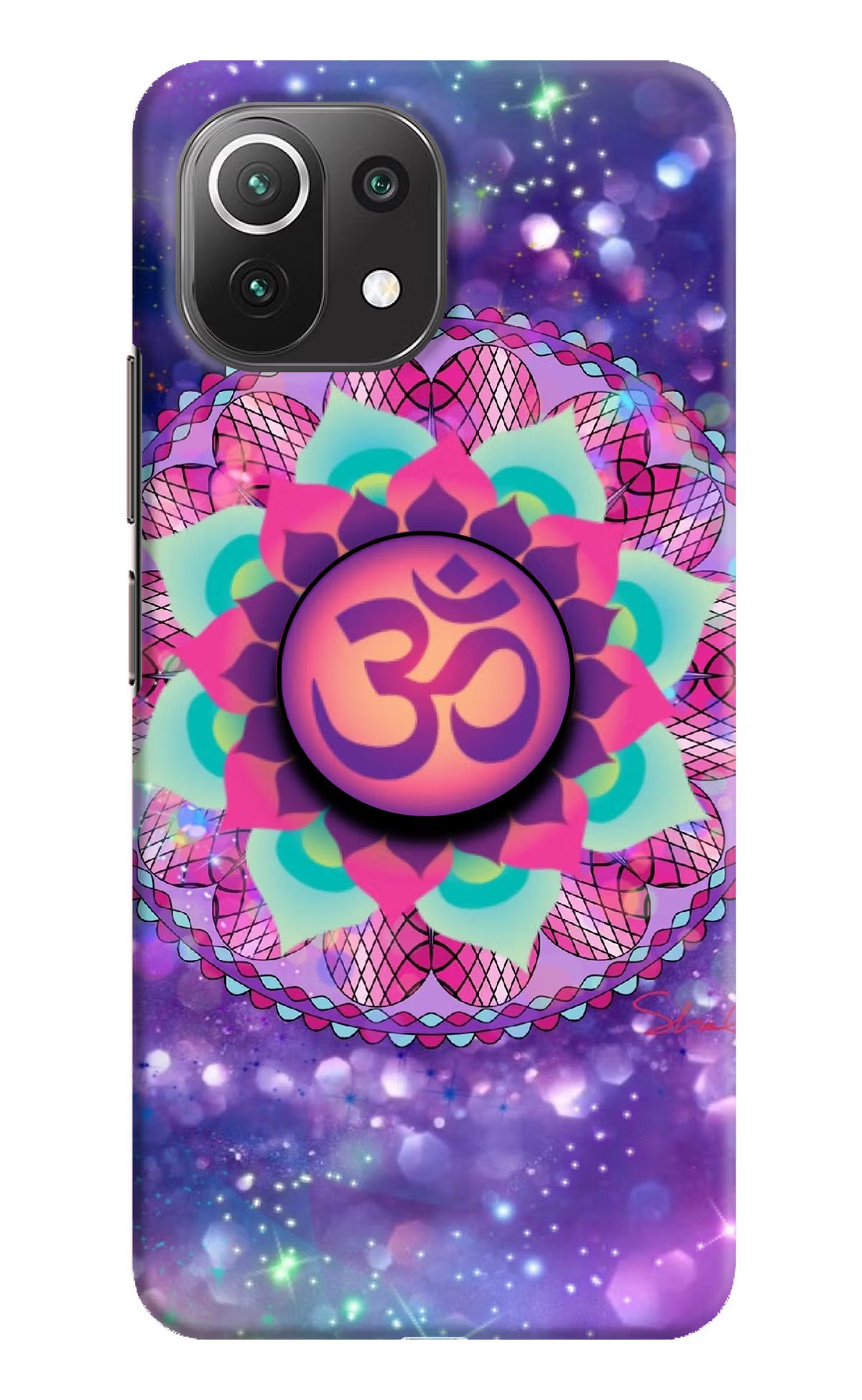 Om Purple Mi 11 Lite Pop Case by Casekaro