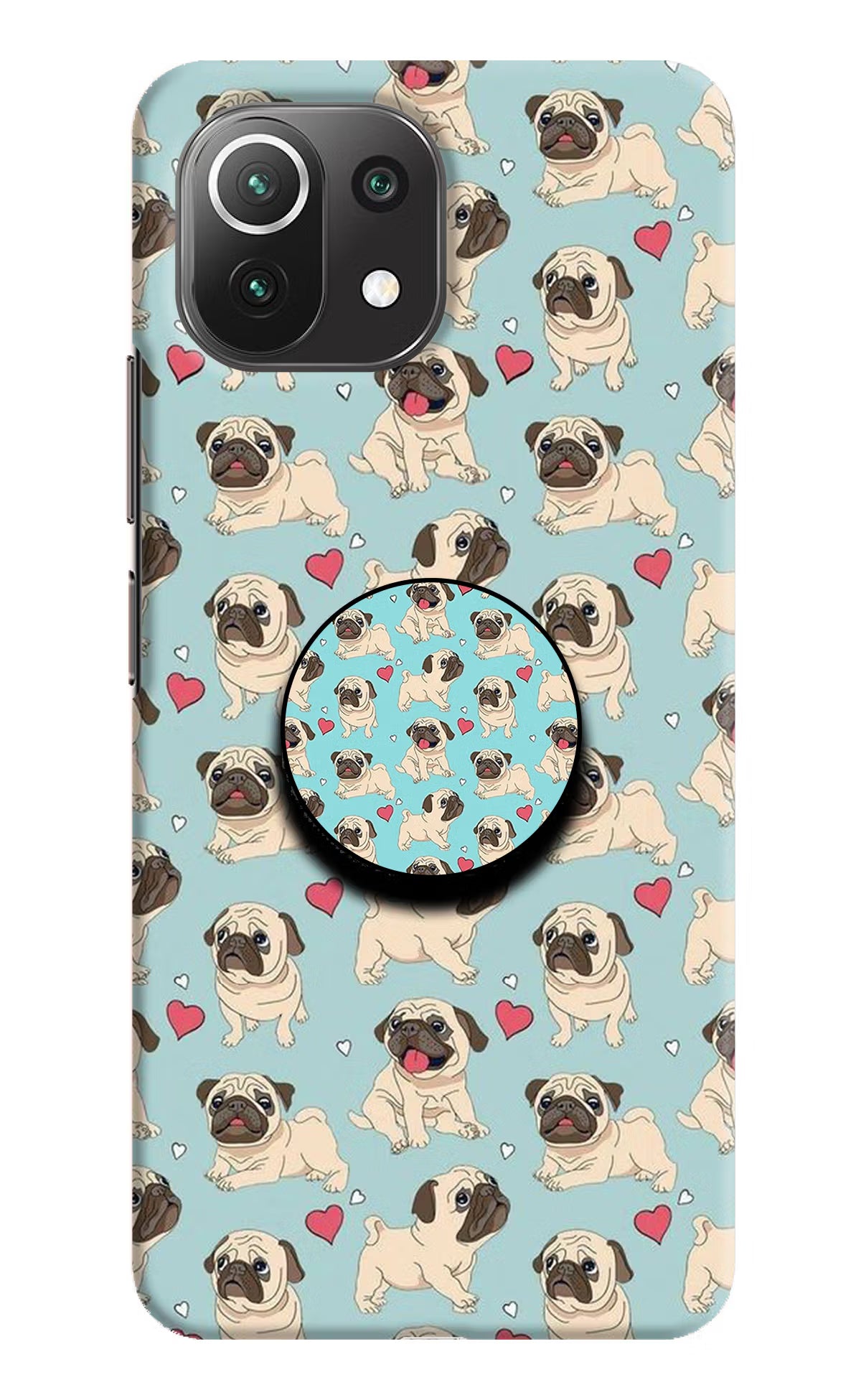Pug Dog Mi 11 Lite Pop Case by Casekaro