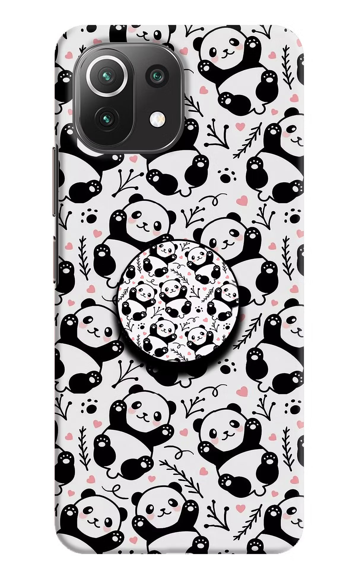 Cute Panda Mi 11 Lite Pop Case by Casekaro