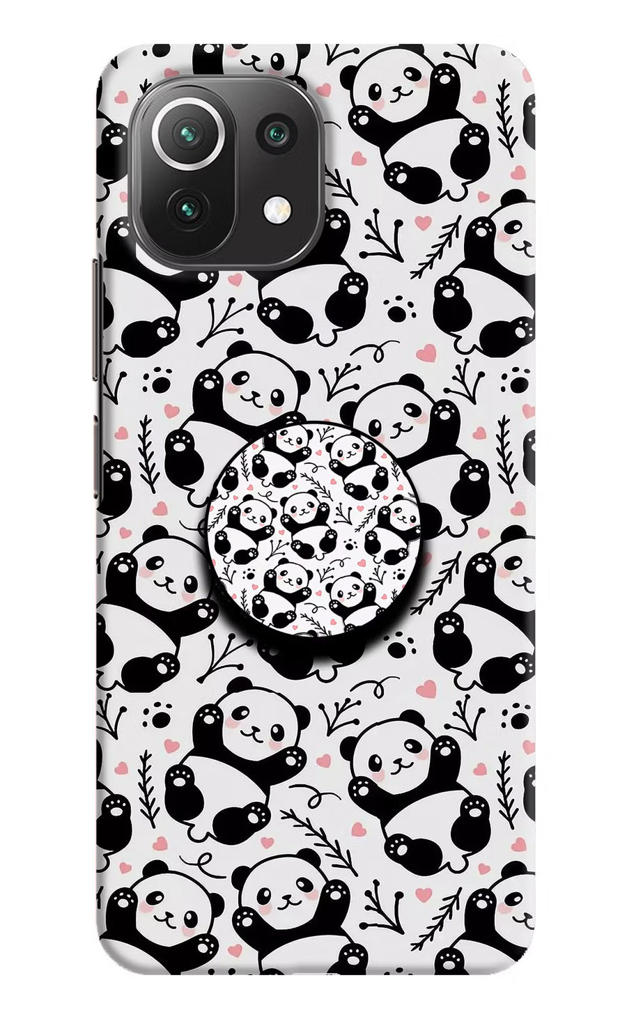 Cute Panda Mi 11 Lite Pop Case, Hard case