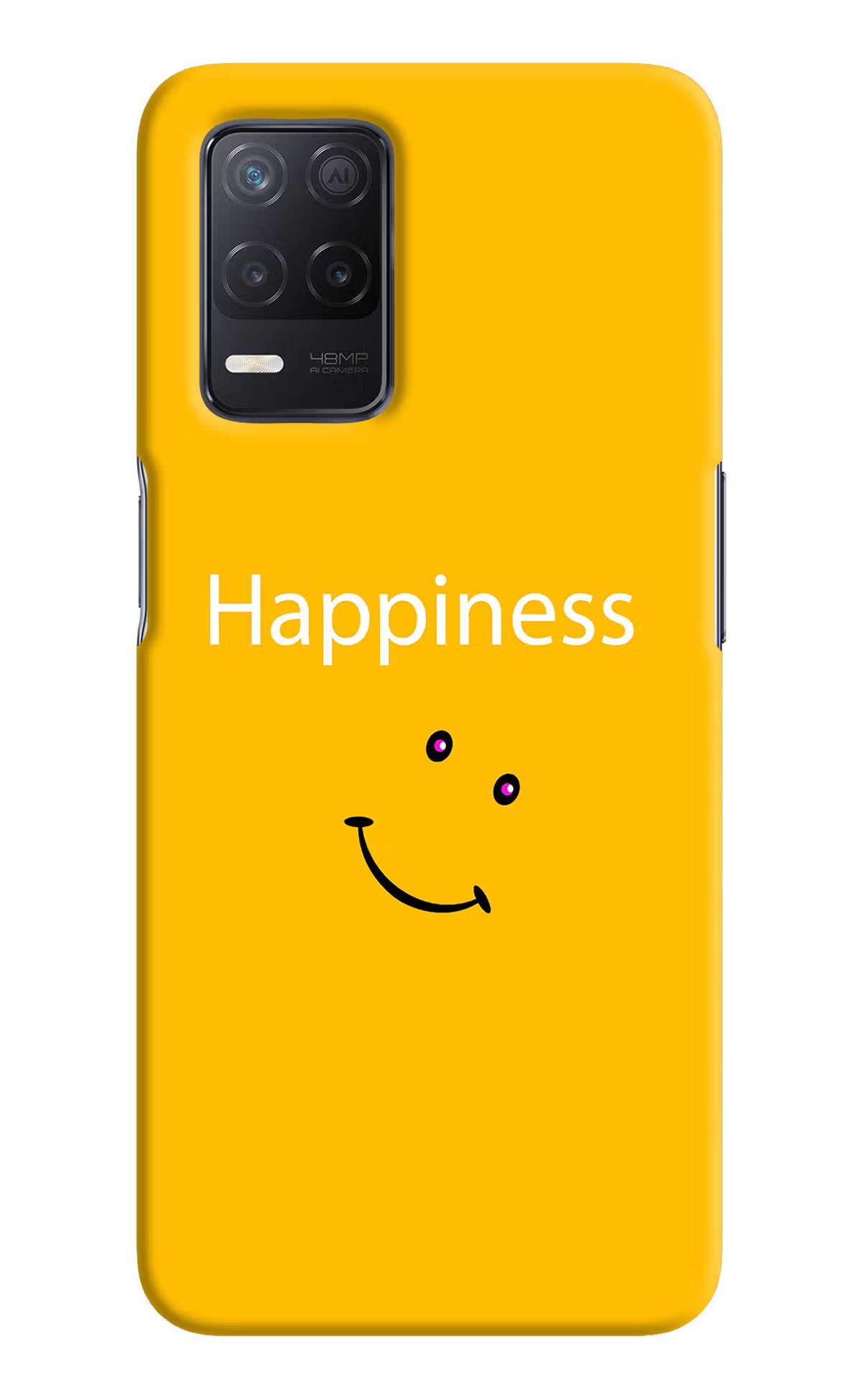 Happiness With Smiley Realme 8 5G/8s 5G Hard Case Back Cover by Casekaro